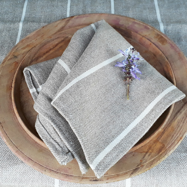 Heavy Weight Natural Linen Napkins