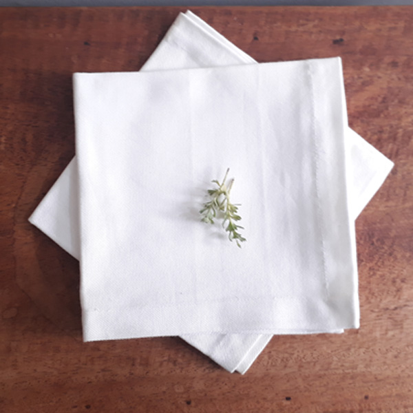 White Cotton Napkins