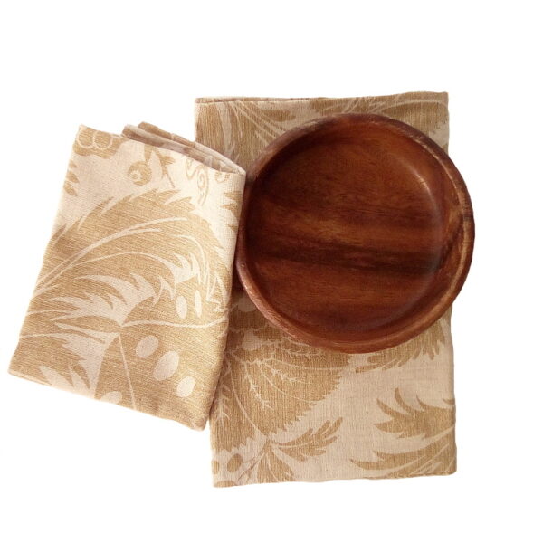 Patterned Linen Tea Towel