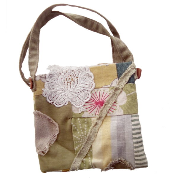 Patchwork Cross Body Pouch - Image 2