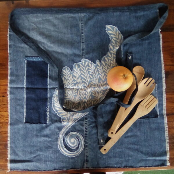 Upcycled Denim Apron