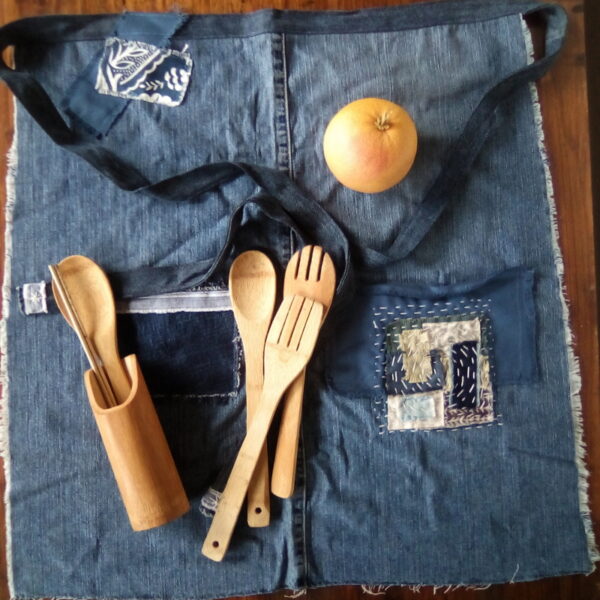 Upcycled Denim Apron