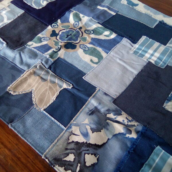 Blue Patchwork Table Runner - Image 3