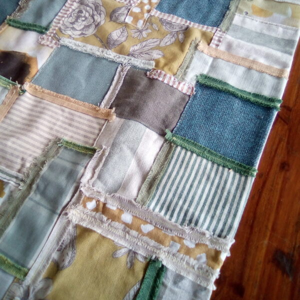 Green Patchwork Table Runner - Image 4