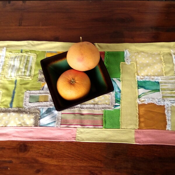 Green and Yellow Yellow Table Runner - Image 2